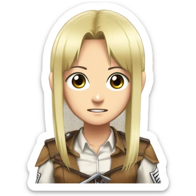 Sasha Braus anime attack on titan sticker
