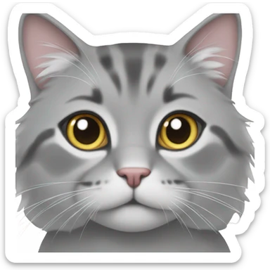 🐱 but grey sticker