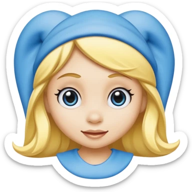 Smurfette sticker