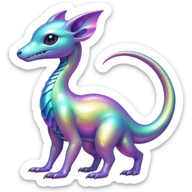 Epic complex detailed aesthetic-scenic-Fakémon-creature sticker