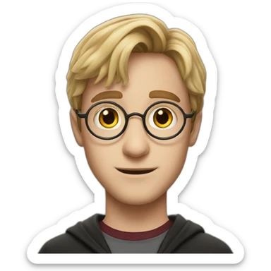 Harry potter main char sticker
