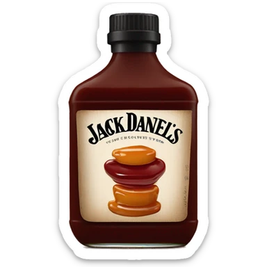Barbecue sauce with Jack Daniels  sticker