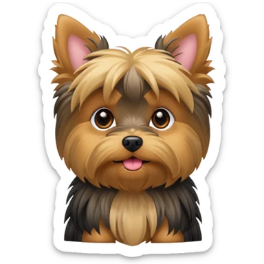 Yorkie dog  sticker