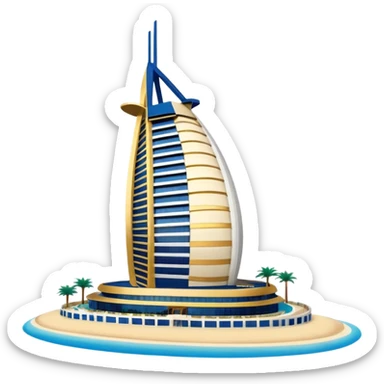 Burj Al Arab sticker