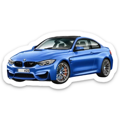 BMW m4 competition  sticker