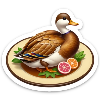 comida japonesa pato sin chef sticker
