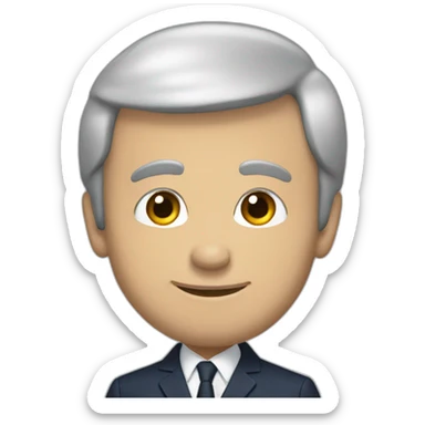 Macron qui a le cu a l'air sticker