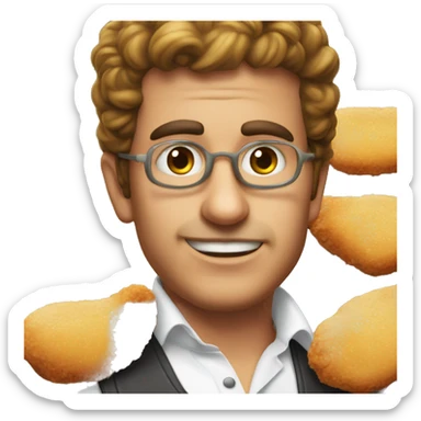 Milanesa de pollo  sticker