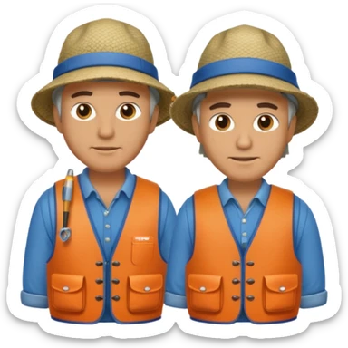 2 pescadores sticker