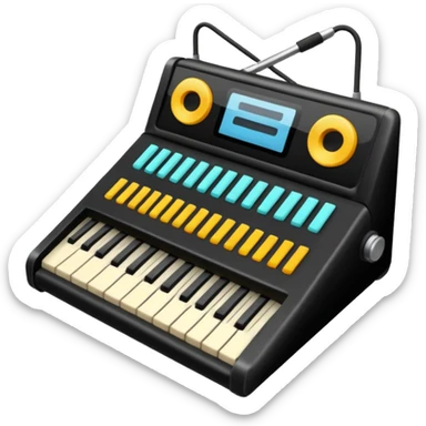 sampler electronic music instrument sticker