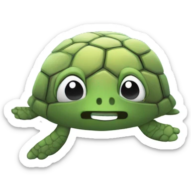 face in clouds but with a turtle instead of a face sticker