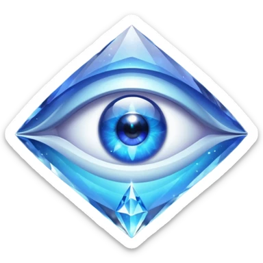 I want an emoji to use for mental wellness in a mystical setting. I want to reference an object that symbolizes a clarity seeker sticker