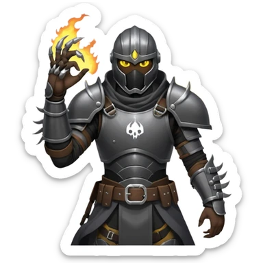 IRON FANG Look: Heavier dark armor with matte steel plates and claw marks Weapon: Retractable glowing energy claws from gauntlets Extras: Smoke bombs clipped to belt Vibe: Silent, intimidating, fiercely loyal Stance: Emerging from smoke, claws extended he is inspired by Mortal Kombat Ninjas sticker
