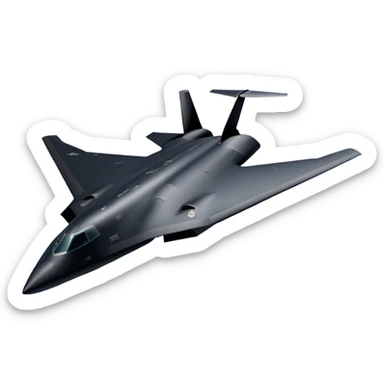 Military Bomber - B-2 Spirit - Northrop Grumman (Model Year: 2021) (Iconic colour: Stealth black) sticker