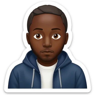 A man with kendrick Lamar ￼ sticker