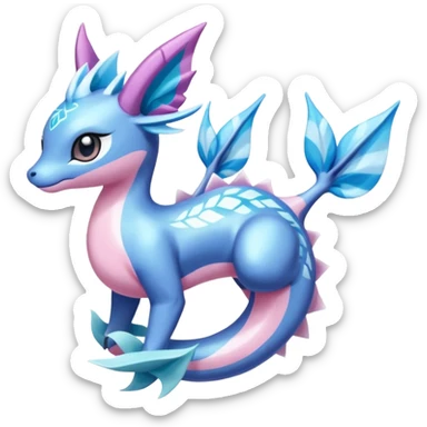 Lapras-Meloetta-Vaporeon-Dialga-Suicune-fusion sticker