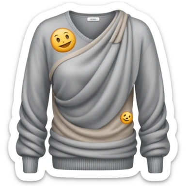 cashmere sweater grey sticker