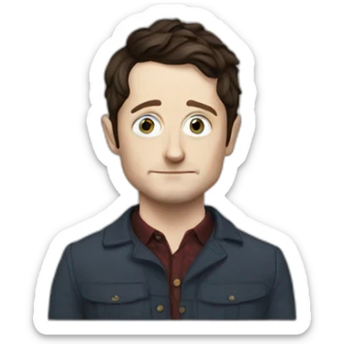 Elijah Wood sticker