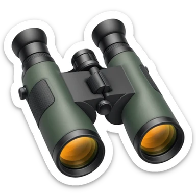 binoculars with large lenses sticker