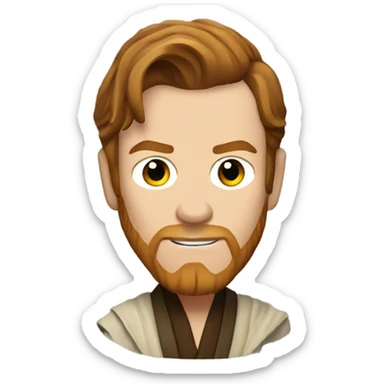 Ewan McGregor as Obi Wan Kenobi sticker