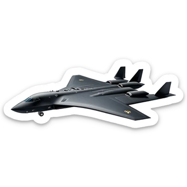 B-2 Spirit bomber - Northrop B-2 (Model Year: 2021) (Iconic colour: Stealth black) sticker