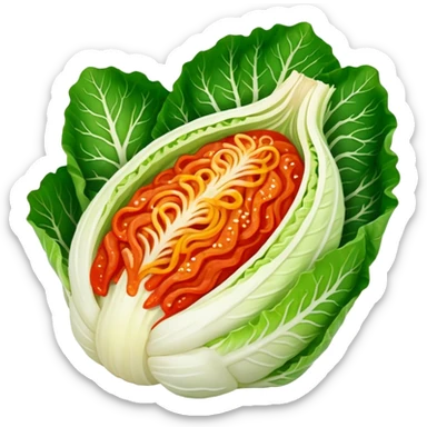 baechu kimchi napa cabbage kimchi sticker