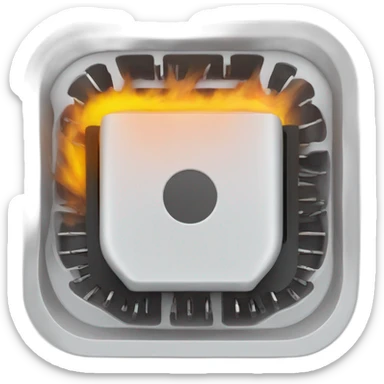 Over heating iPhone topview in a bmw charger tray sticker