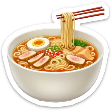 Ramen in a Bowl. sticker