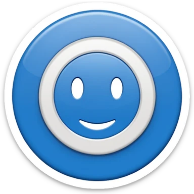 "Símbolo no formato de círculo, fundo sólido na cor azul oficial do Instagram (#0095F6), com um check branco nítido e alinhado no centro. Estilo minimalista, sem sombras, exatamente como o selo de verificação do Instagram." sticker