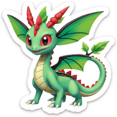 Meloetta-Flygon-Spyro-Toothless-Stitch-Pokémon-Fakémon-creature-hybrid sticker