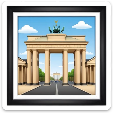 brandenburg gate sticker