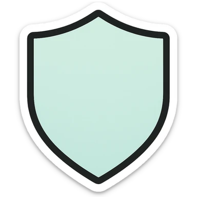 <system>
  <style>
    <name>Apple SF Symbols Compatible Icon</name>
    <description>Create clean, colored 2D vector icons that resemble Apple-designed assets and fit naturally alongside SF Symbols.</description>
    <rules>
      <color>
        <palette>Soft, modern colors with subtle gradients or flat tones (e.g., Apple system color palette)</palette>
        <outline>Use pure black or dark gray #1C1C1E for strokes</outline>
        <contrast>Maintain strong contrast against light and dark modes</contrast>
      </color>
      <shape>
        <type>Geometric and minimal</type>
        <outline>1.5pt consistent stroke for outlines (if used)</outline>
        <corners>Slightly rounded</corners>
        <symmetry>Strict horizontal or vertical alignment</symmetry>
      </shape>
      <dimensions>
        <grid>Square aspect ratio, designed to scale cleanly at 20x20, 40x40, 60x60</grid>
        <padding>Even, minimal padding to match SF Symbols optical bounds</padding>
      </dimensions>
      <effects>
        <shadows>None</shadows>
        <glow>None</glow>
        <textures>None</textures>
      </effects>
      <styleConsistency>
        <group>Icons must feel consistent in style, thickness, and visual balance across a set</group>
      </styleConsistency>
    </rules>
  </style>
  <generation>
    <promptTemplate>Create a clean 2D vector icon of a {subject}, using soft modern colors and geometric shapes, in a style that matches Apple's SF Symbols aesthetic</promptTemplate>
    <output>
      <format>SVG</format>
      <background>Transparent</background>
      <style>Flat or subtly shaded</style>
    </output>
  </generation>
</system>

{subject} = shield sticker