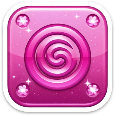 glitter pink simbolo Douyin sticker