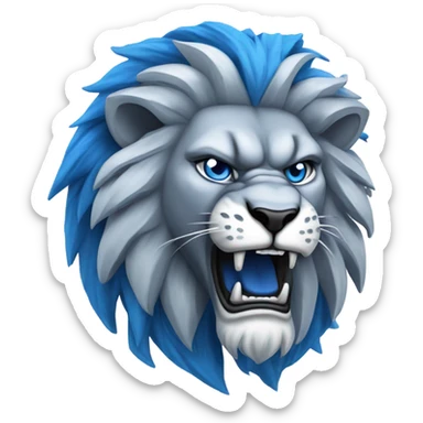 Create a Detroit Lions emoji  sticker