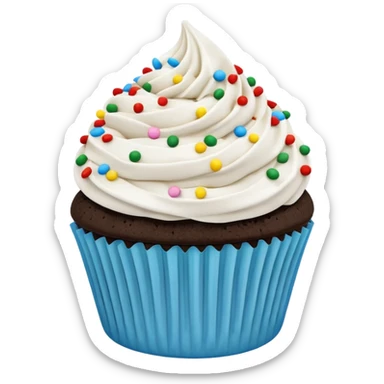 Cookies and cream cupcake sticker