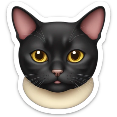 fat bombay cat sticker