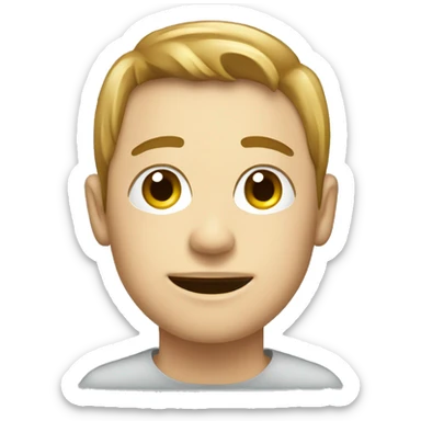 Computer display with video call on it sticker