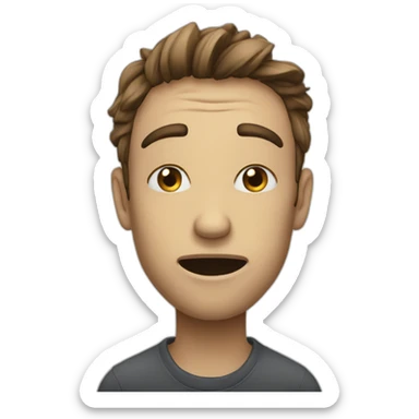 Tristement joyeux sticker