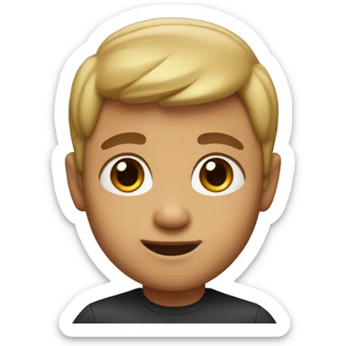 Memoji boy sticker
