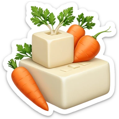 carrot tofu parsnip sticker