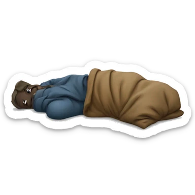 Rough sleeper sticker