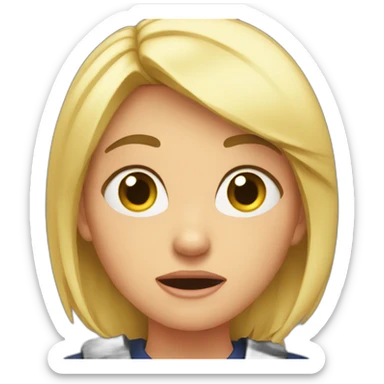 Emotional karen calling the cops sticker