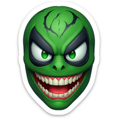 Venom face from a gba game and remove the teeth sticker