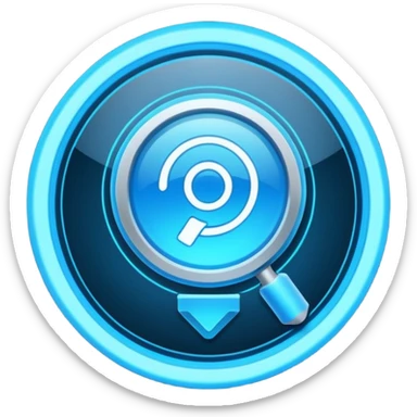 Create for me an image or emoji when an AI comes & changes the world of search engines. sticker