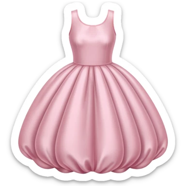 The bubble dress is typically a voluminous ball gown, designed to make Glinda look like she’s literally floating in a bubble. It features:  Pale pink or shimmering white-blue hues (in Ariana Grande’s movie version, it’s a soft, cotton-candy pink). sticker