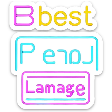 Best programming language. sticker