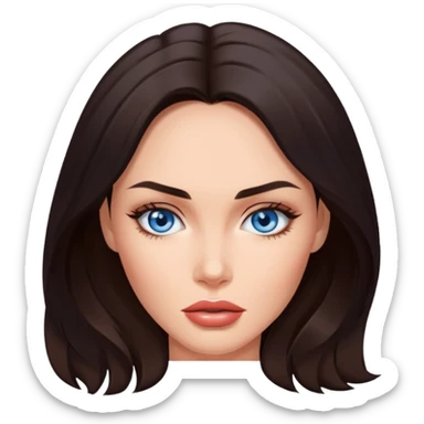 Megan fox blue eyes  sticker