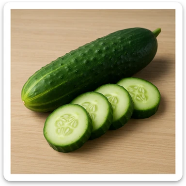 Cucumber sticker