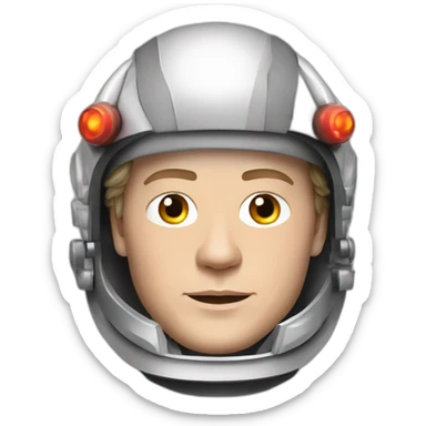 Fancy disco futuristic Jonathan Toews in spaceship sticker