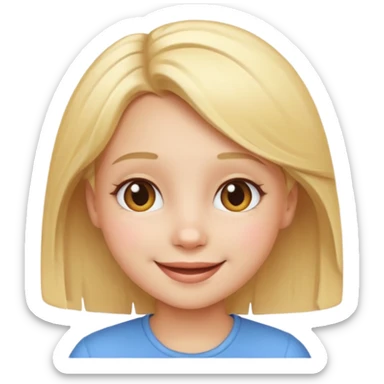 A baddie girl giving cute vibes but don't make it look like more of a human emoji more of a emoji a regular emoji sticker